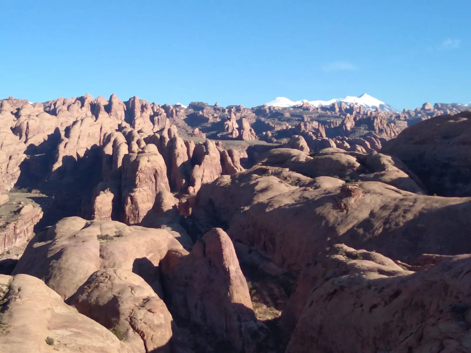 Formations géologiques atypiques à Moab dans le comté de Grand en Utah, ayant servi de décors à certains films de la saga Star Wars.